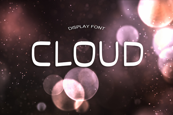 CLOUD font preview 4