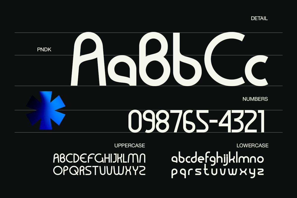 Bigoba - Modern Logo Font, a Sans Serif Font by Pandeka Studio (Photo 9 of 9)