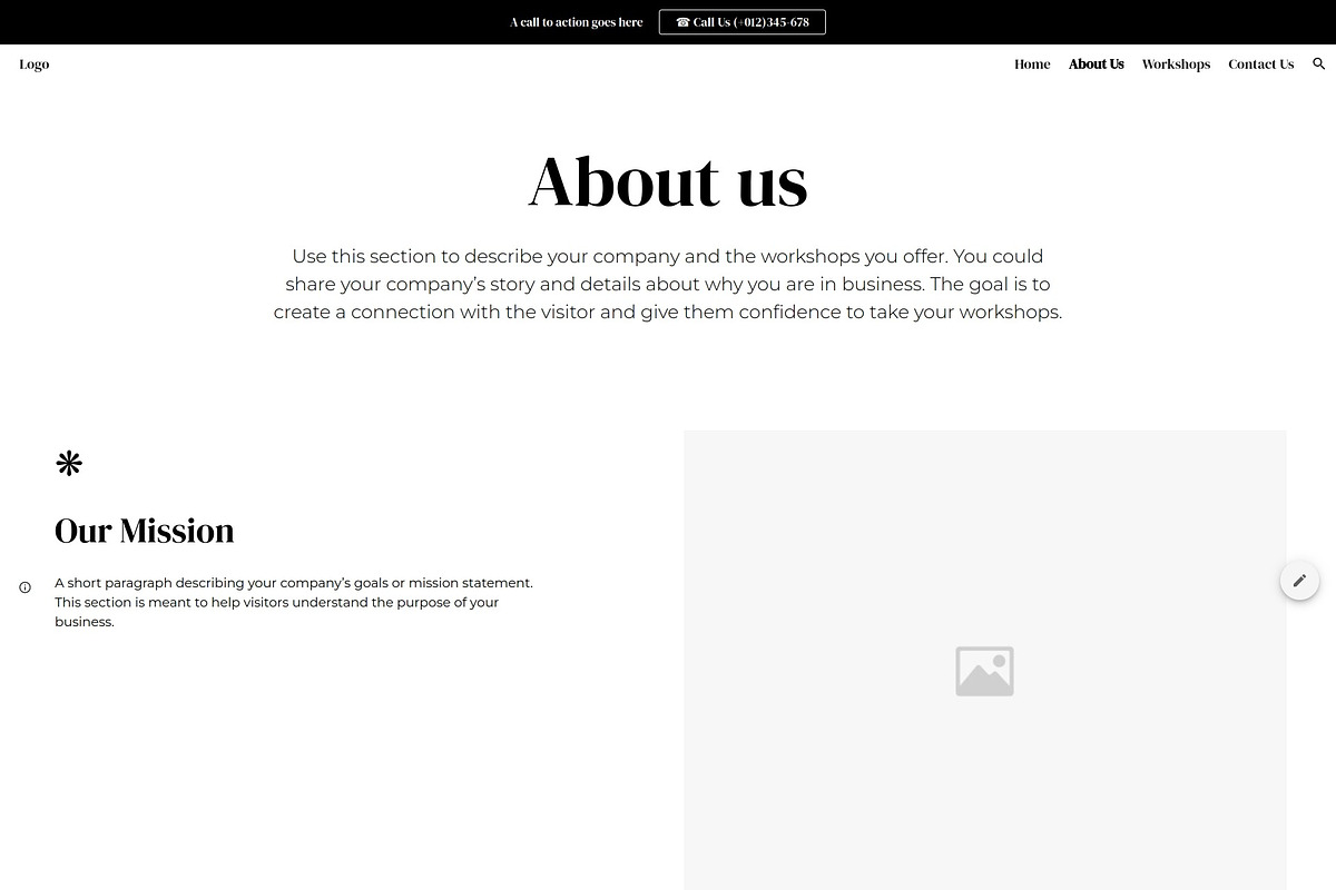 Workshop / Google Site Wireframe, a Websites & App Template by Template Heaven (Photo 4 of 5)