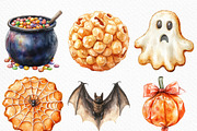 Cute Halloween Sweets PNG, an Illustration by Craft Nest (Thumbnail 3 of 6)