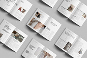 Minimalistic Magazine Template, a Magazine Template by DesignCrest (Thumbnail 12 of 18)