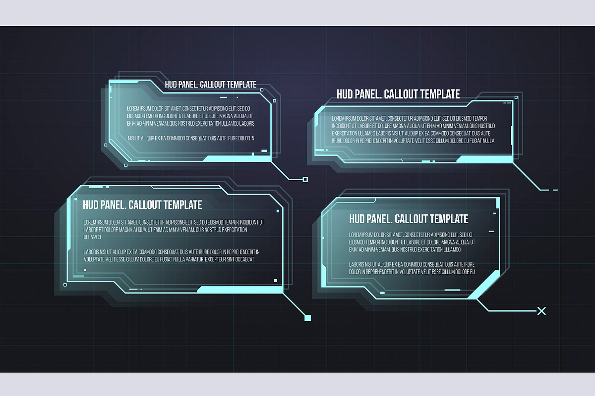Set of futuristic Callouts, an Object Graphic by Andrew_Derr (Photo 5 of 6)