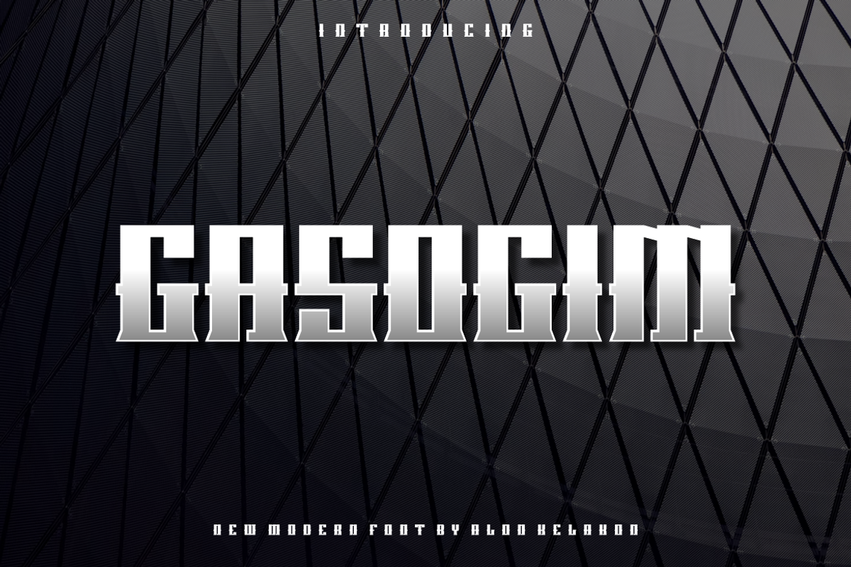 Gasogim Font, a Serif Font by alon kelakon (Photo 1 of 5)