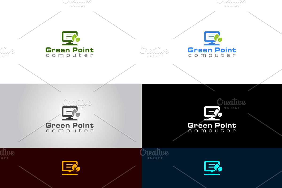 Green Point Computer Logo, a Branding & Logo Template by BdThemes
