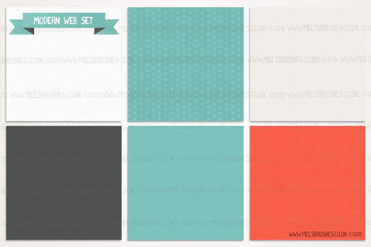 Modern Web Set, a Templates & Theme by Mels Brushes (Photo 4 of 4)