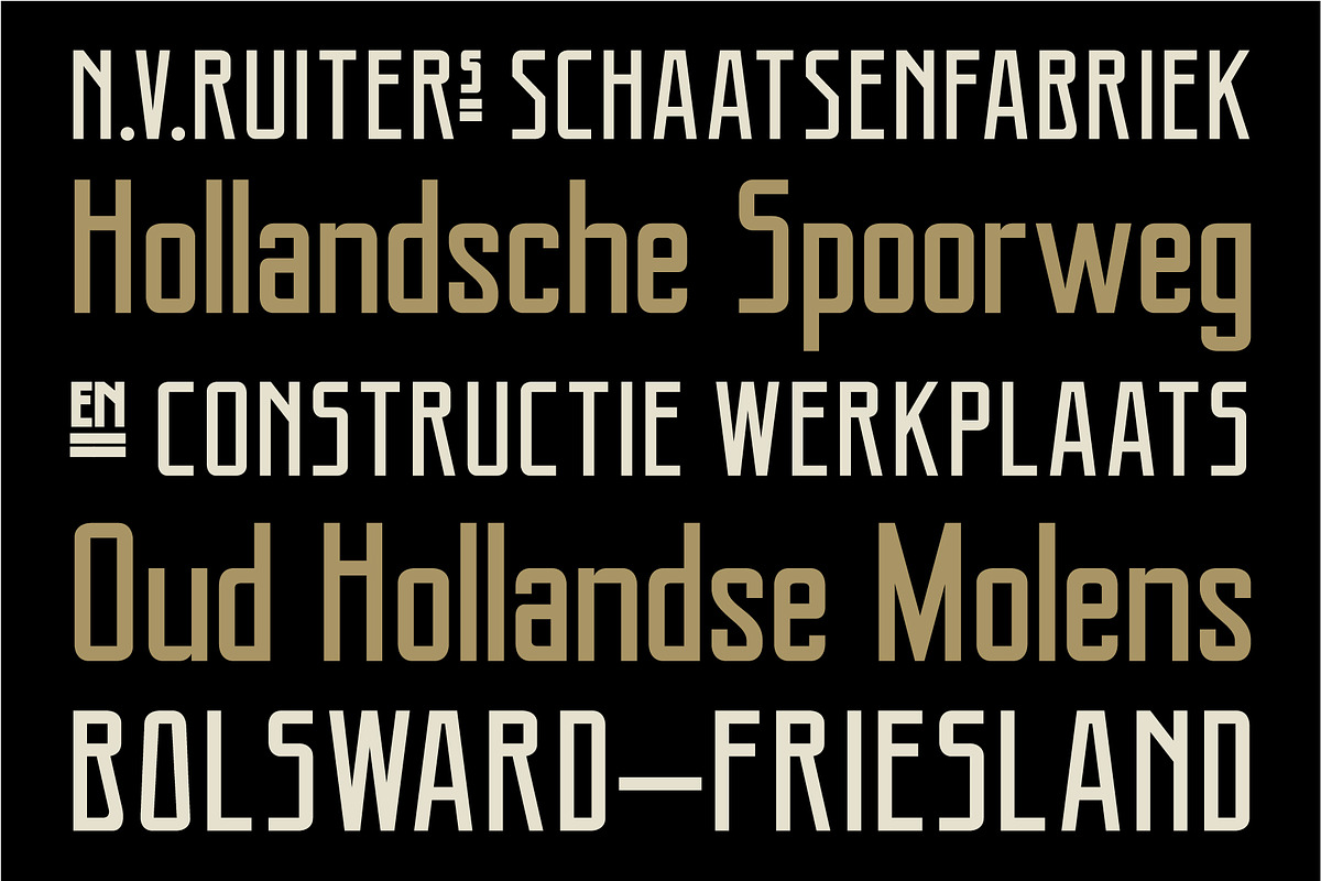 Ambachtelijk, a Font by The Old Type Foundry (Photo 4 of 7)