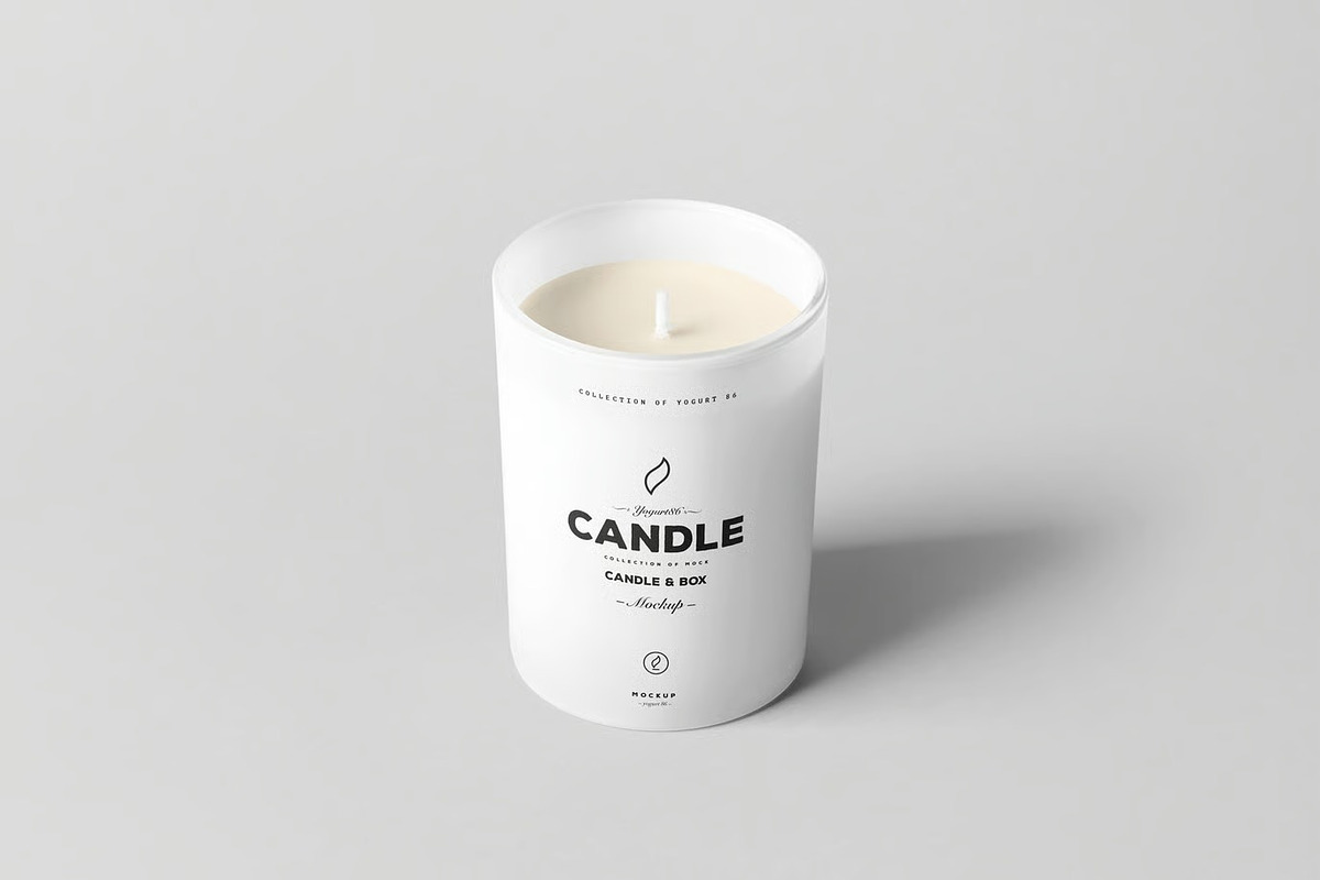 Candle & Box Mock-up, a Merchandise Mockup by zippypixelstudio (Photo 2 of 8)