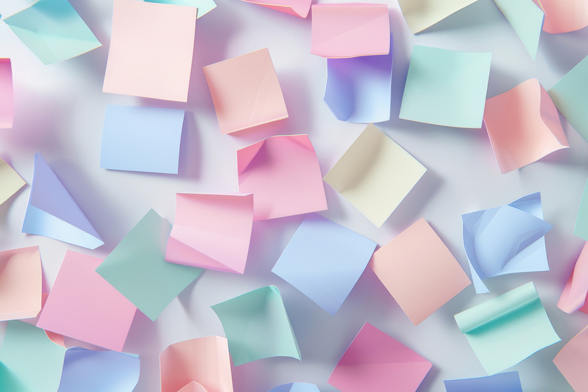 Post-its - 76 imagese, a Photo by Handmadefont (Photo 7 of 12)