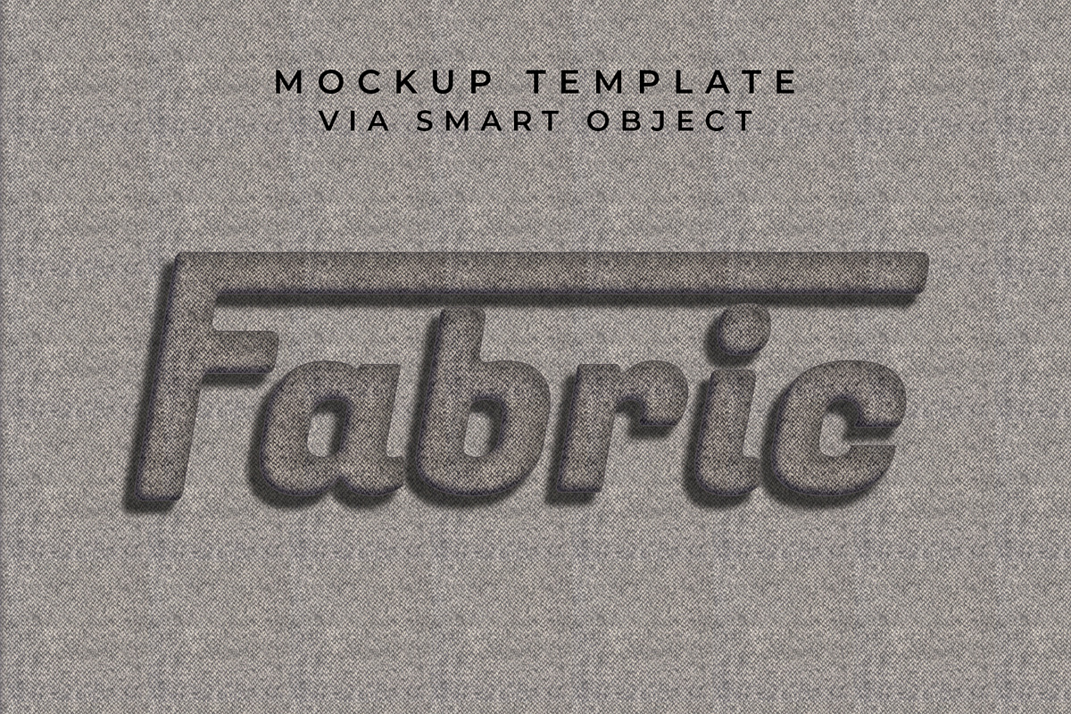 Fabric Logo Mockup Layout, a Layer Style Add-On by CreativeShaper (Photo 1 of 3)