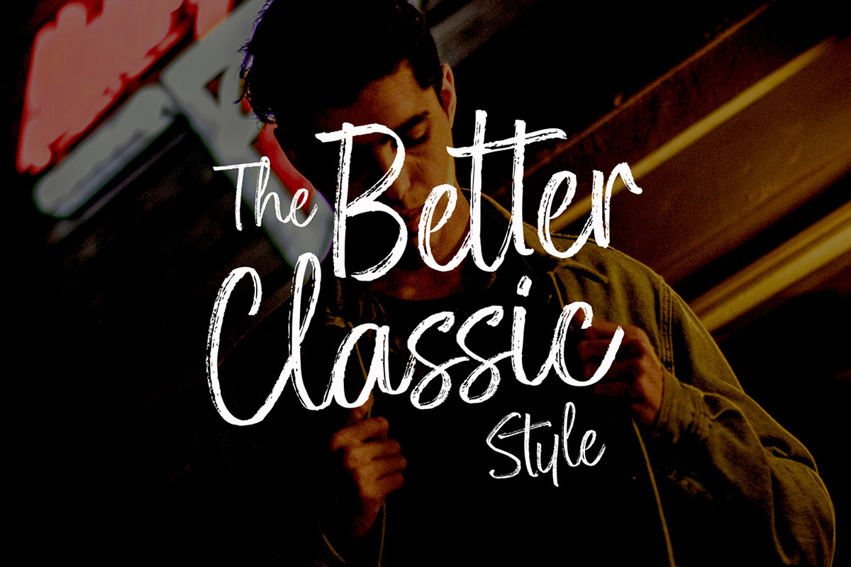 Bestome Brush, a Script Font by Stripes Studio (Photo 2 of 9)