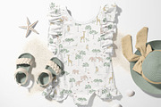 Cute Safari Animals Seamless Pattern, a Pattern Graphic by StudioGlouna (Thumbnail 5 of 6)
