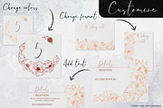 Peach fuzz wedding: Passionate poppy, a Stationery Template by MsFlaffy (Thumbnail 7 of 8)