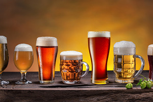 Collection of different beer, a Food & Drink Photo by Volff