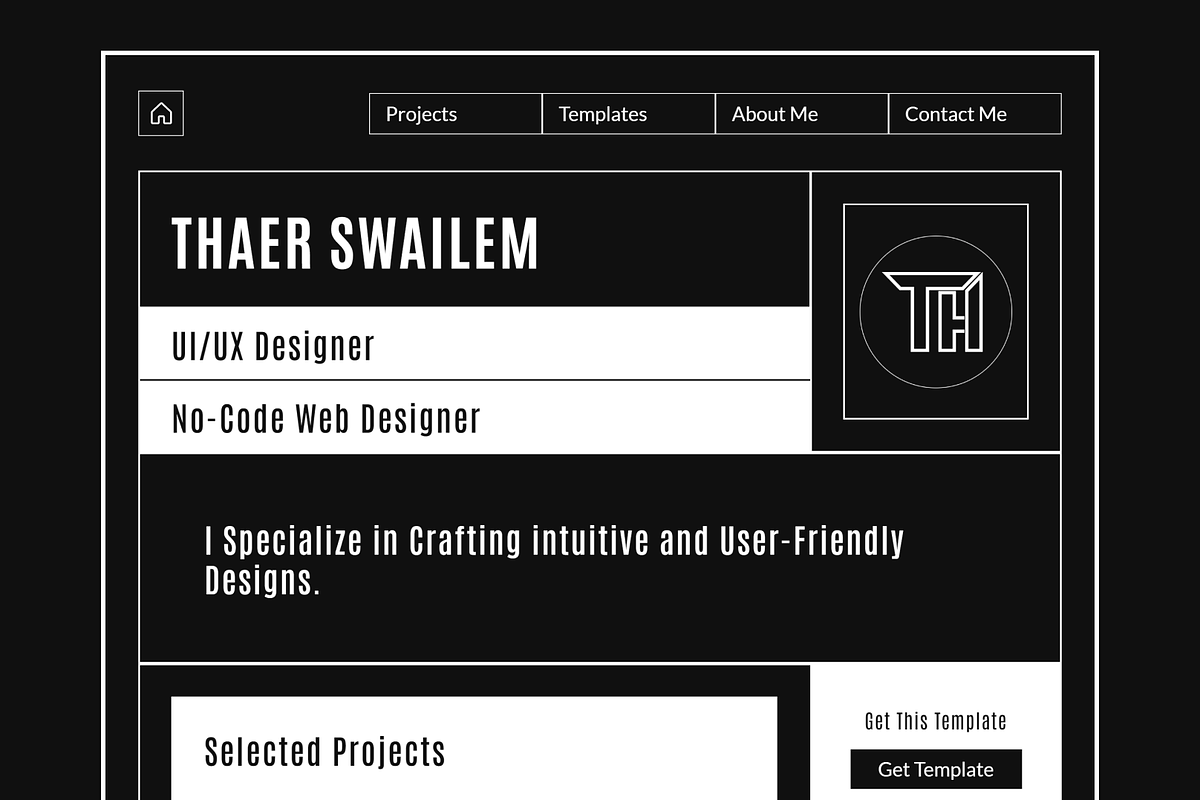 THdesign - Portfolio Framer Template, a Landing Page Template by THdesign (Photo 1 of 4)