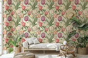 Vintage Botanicals Floral Patterns, a Pattern Graphic by Olya Creative (Thumbnail 17 of 18)
