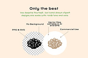 Linocut Coral Clipart Bundle, an Illustration by ClayStudio (Thumbnail 3 of 8)