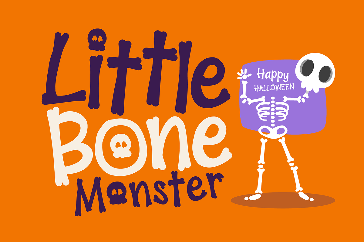 White Bone Monster, a Symbol Font by BBtypeStudios (Photo 7 of 11)