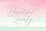 Trendencia Script, a Script Font by Dirtyline Studio (Thumbnail 7 of 10)