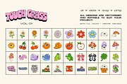 Touch Grass - Funky Nature Graphics, a Graphic by Lucy Jenn (Thumbnail 2 of 11)