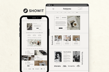 Showit Website Template Entrepreneur, an App Template by Branding Babe Co.