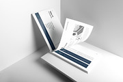 Annual Report Template Landscape, a Brochure Template by DesignCrest (Thumbnail 4 of 13)