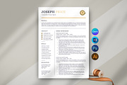 Resume, a Resume Template by DesignDevisers (Thumbnail 1 of 10)