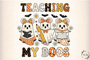 Teaching My Boos Halloween PNG, an Illustration by Craft Nest