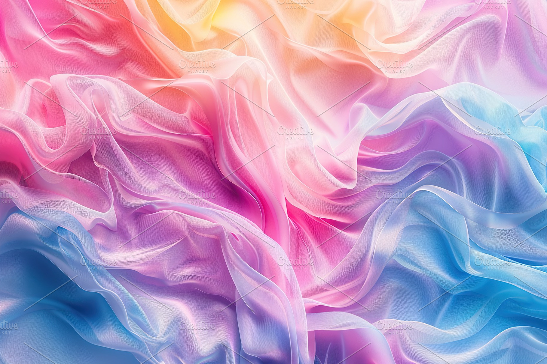 Background of abstract colorful waves, an Abstract Photo by AlyaAnd
