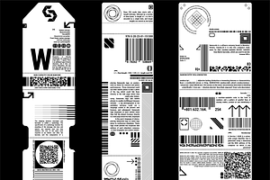 BARCODE LABEL SET III