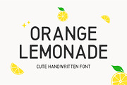 Orange Lemonade minimalist font, a Font by Fourteen Letter (Thumbnail 1 of 6)