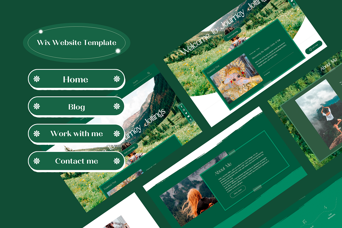 Wix Website Template Travel Blog, a Wix Template by Wixify Studio (Photo 3 of 10)