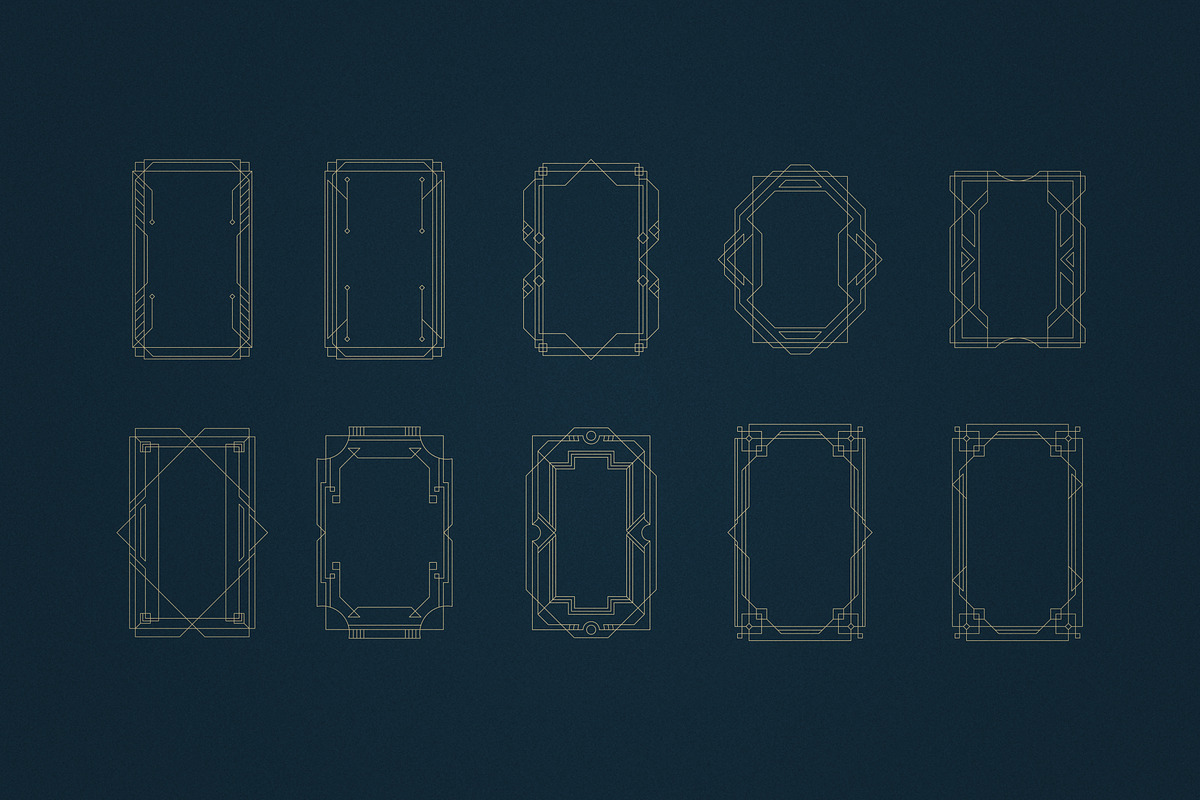 Art Deco Collection - Fonts, Vectors, a Serif Font by VP Fonts (Photo 19 of 23)