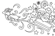 Merry Christmas and happy new year, an Animal Illustration by Somjai King (Thumbnail 6 of 10)
