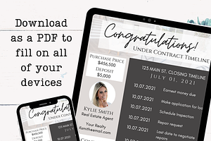 Real Estate Under Contract Timeline