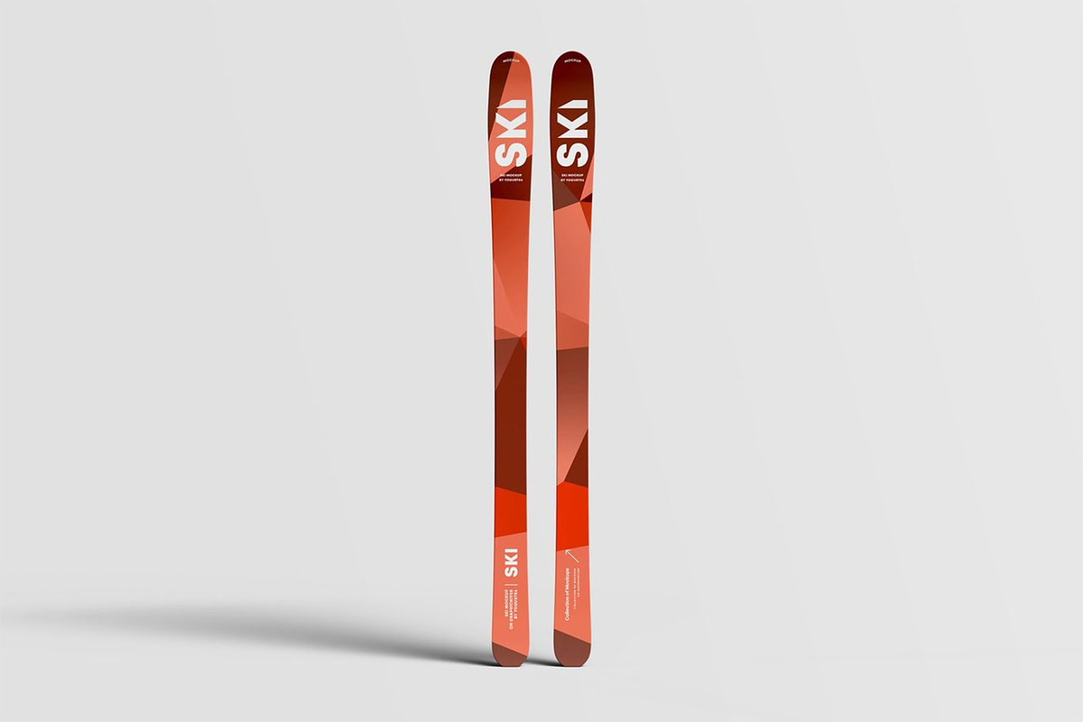 Skis Mockup, a Product Mockup by Se٧enStudio (Photo 6 of 12)