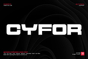 Cyfor – A Modern Expanded Sans Serif, a Sans Serif Font by roomspace creative lab (Thumbnail 1 of 10)