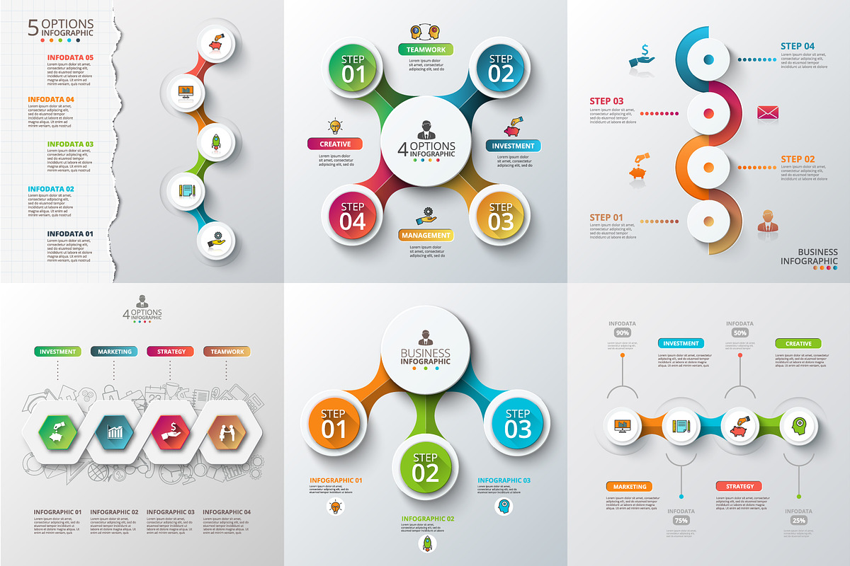 Diagrams for business infographic v3, a Presentation Template by Abert (Photo 1 of 7)
