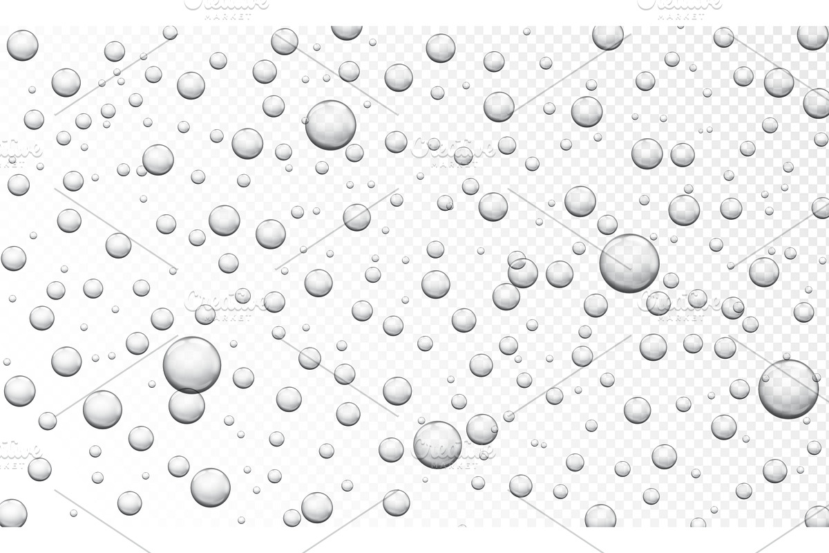 Air bubbles texture. Oxygen bubble, a Texture Illustration by Frogella
