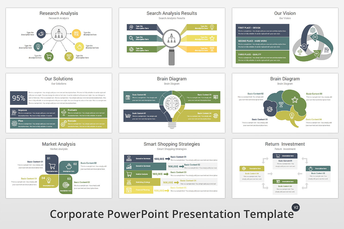 Corporate PowerPoint Template, a Presentation Template by GraphicStan (Photo 21 of 31)