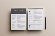 3 Page Resume Template | INDD + DOCX, a Resume Template by Basic Creations (Thumbnail 2 of 5)