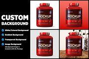 5lb Whey Protein Jar Mockup A2-Pro, a Packaging Mockup by Design Warlord (Thumbnail 11 of 16)