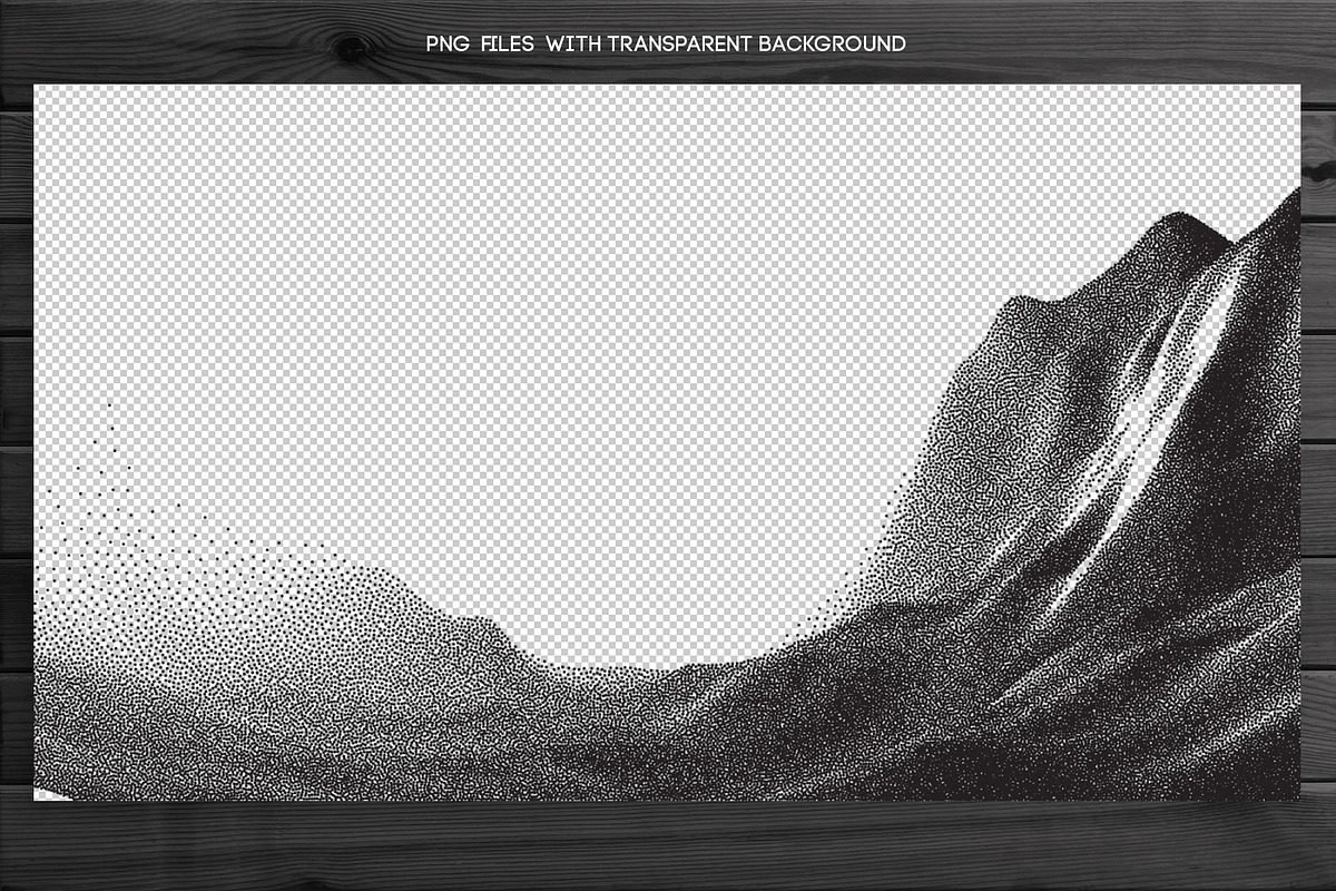 Stipple - Vector landscapes, a Background Graphic by RDShop (Photo 2 of 7)