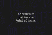 KT Cement - Experimental Blackletter, a Blackletter Font by Kulturë Type (Thumbnail 7 of 8)