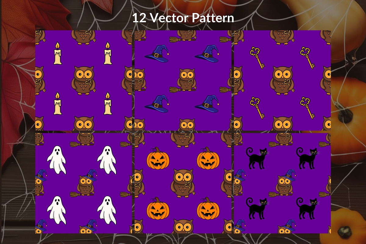 Halloween Owl Set, a Seasonal Illustration by Elatedowl (Photo 2 of 13)