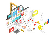 Digital Marketing Set 01, an Illustration by AndriiStore (Thumbnail 5 of 10)