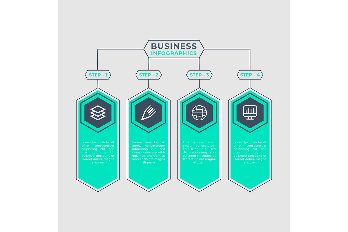 Business Infographics Template, a Marketing Template by Lakhan1998 (Photo 3 of 5)