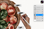 Realistic Gouache Procreate Brushes, a Brush Add-On by owlasya (Thumbnail 2 of 8)