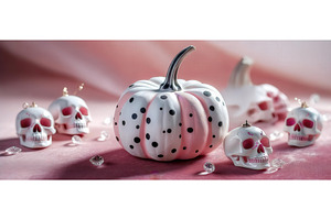 Elegant Halloween-themed composition, an Illustration by tilialucida