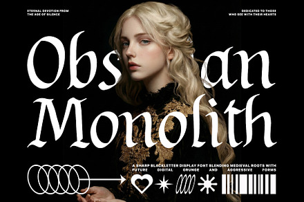 Obsidian Monolith Modern Fantasy