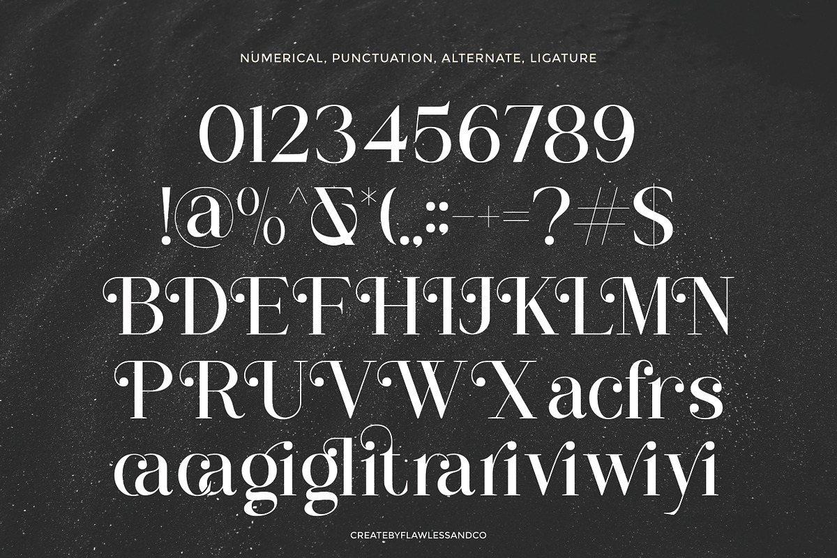 Mariglen - Modern Serif Font, a Font by Flawless And Co (Photo 8 of 10)